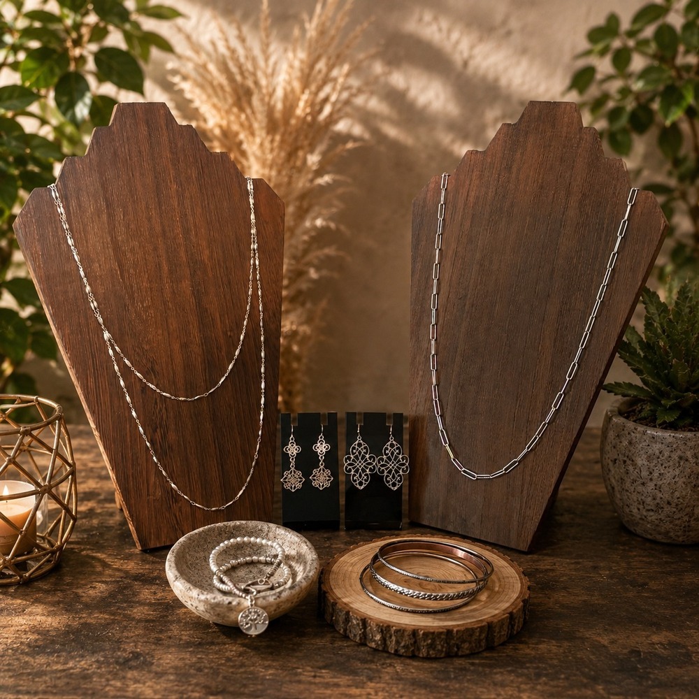 Bundle of silver tone fashion jewlery 2 of each necklaces, earrings, bracelets